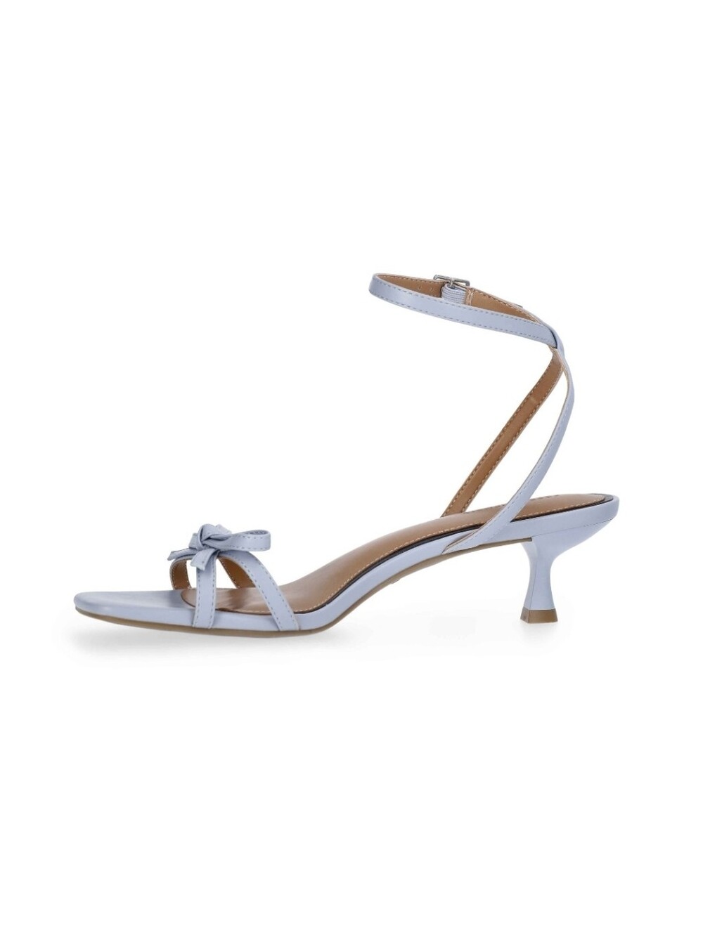 Women's Light Blue Bow Slingback Sandals